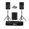 RCF Art 712-A MK4 (Pair) + 705AS II Sub with Stands, Carry Bag & Cable