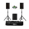 RCF Art 910-A (Pair) + 702AS II Sub with Stands, Carry Bag & Cables
