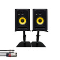 KRK RP7 Classic (Pair) with GSM-50 Stands + Cable
