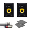 KRK RP7 Classic (Pair) with Isolation Pads + Cable