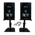 Adam Audio T8V 8" Studio Monitors with Desktop Stands & Cables