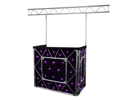 Equinox Truss Booth System + Overhead Kit & Quad LED Starcloth