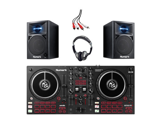 Numark Mixtrack Pro FX with N-Wave 360 Monitors & Headphones